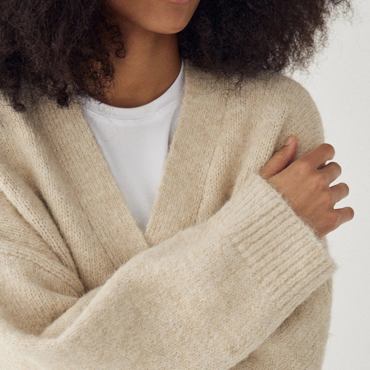 Noella Laiana Knit Cardigan Beige - Steranko Clothing Manchester