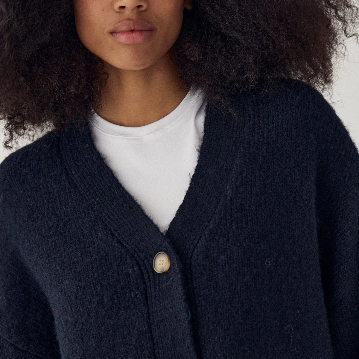 Noella Laiana Knit Cardigan Navy - Steranko Clothing Manchester