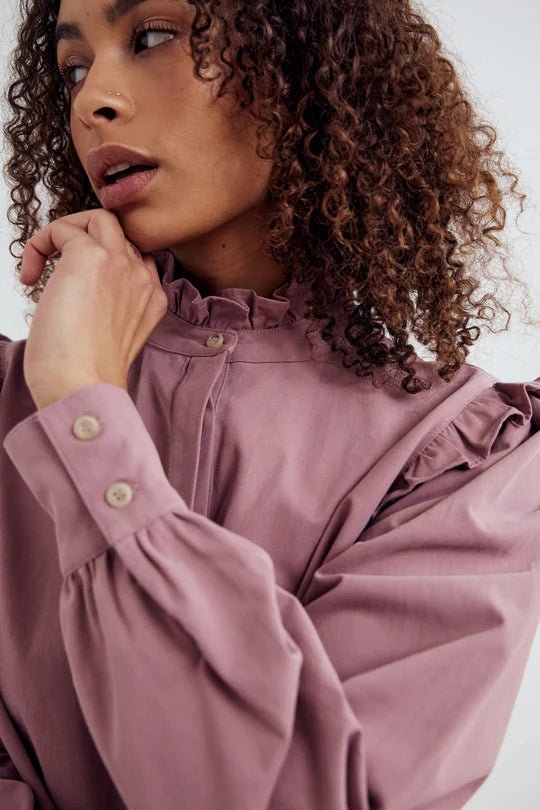 Noella Laina L/S Blouse Vintage Rose - Steranko Clothing Manchester