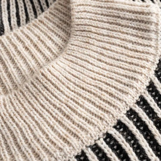 Noella Lassie Knit Black / Off White - Steranko Clothing Manchester