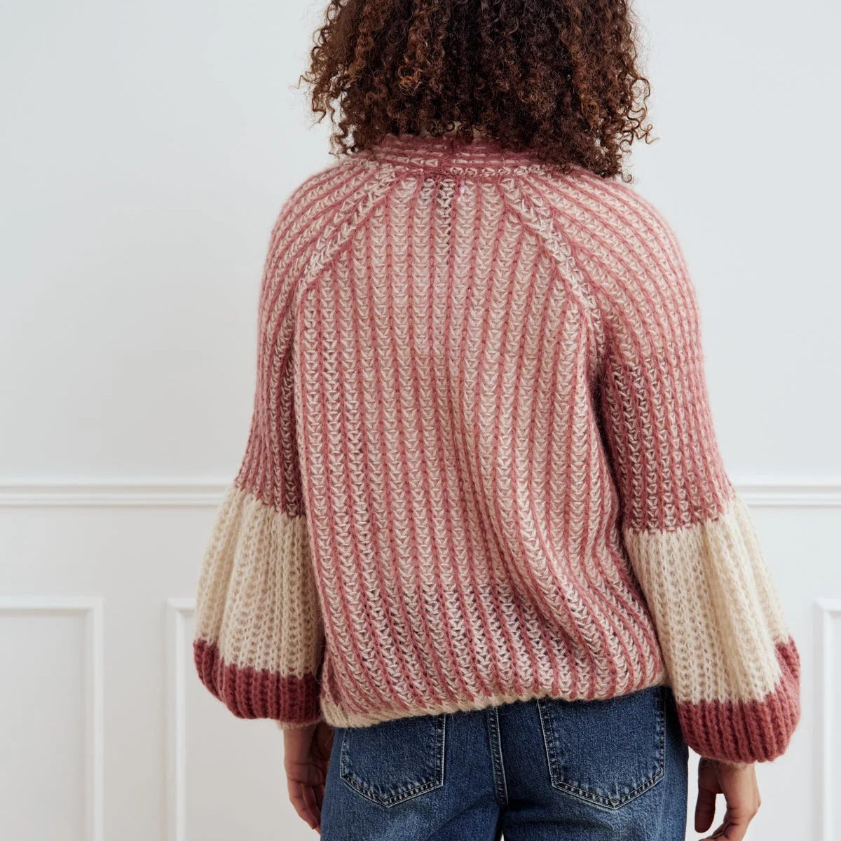 Noella Liana Knit Cardigan Rose Cream - Steranko Clothing Manchester