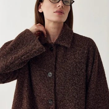 Noella Lillietta Coat Coffee Melange - Steranko Clothing Manchester