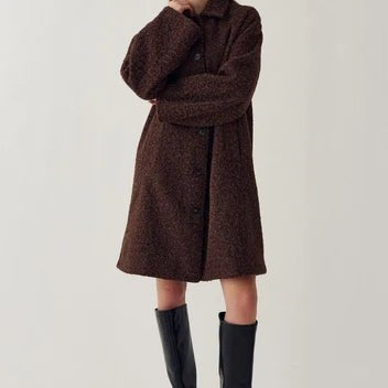 Noella Lillietta Coat Coffee Melange - Steranko Clothing Manchester
