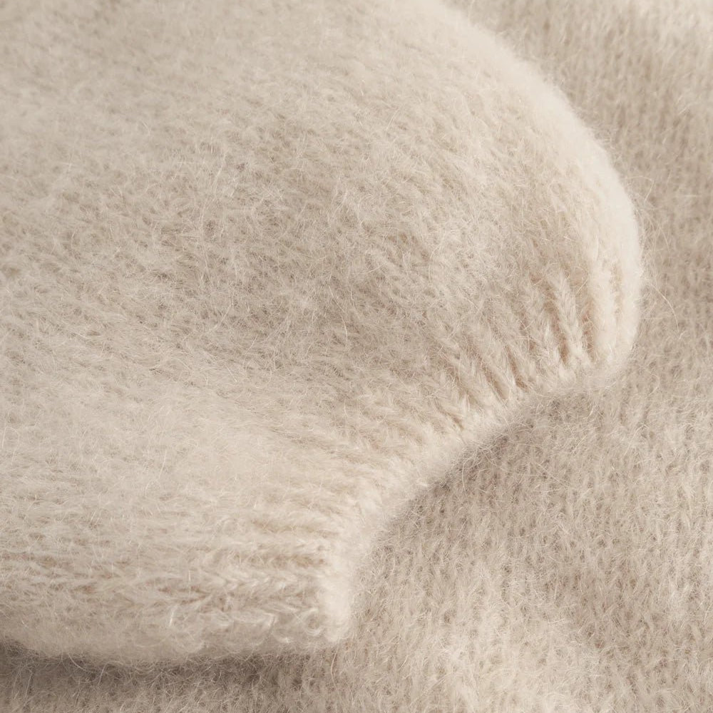 Noella Lorell Knit SS Cardigan Beige - Steranko Clothing Manchester