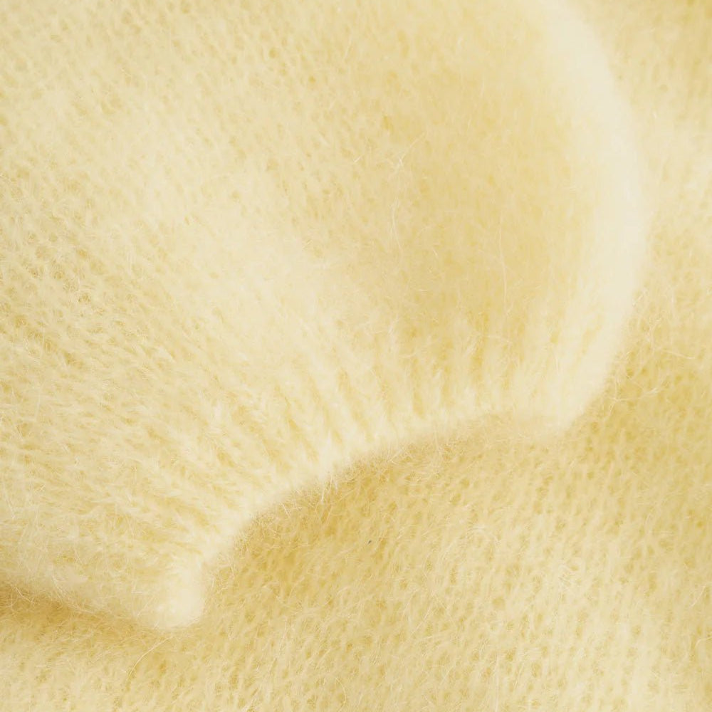 Noella Lorell Knit SS Cardigan Light Yellow - Steranko Clothing Manchester