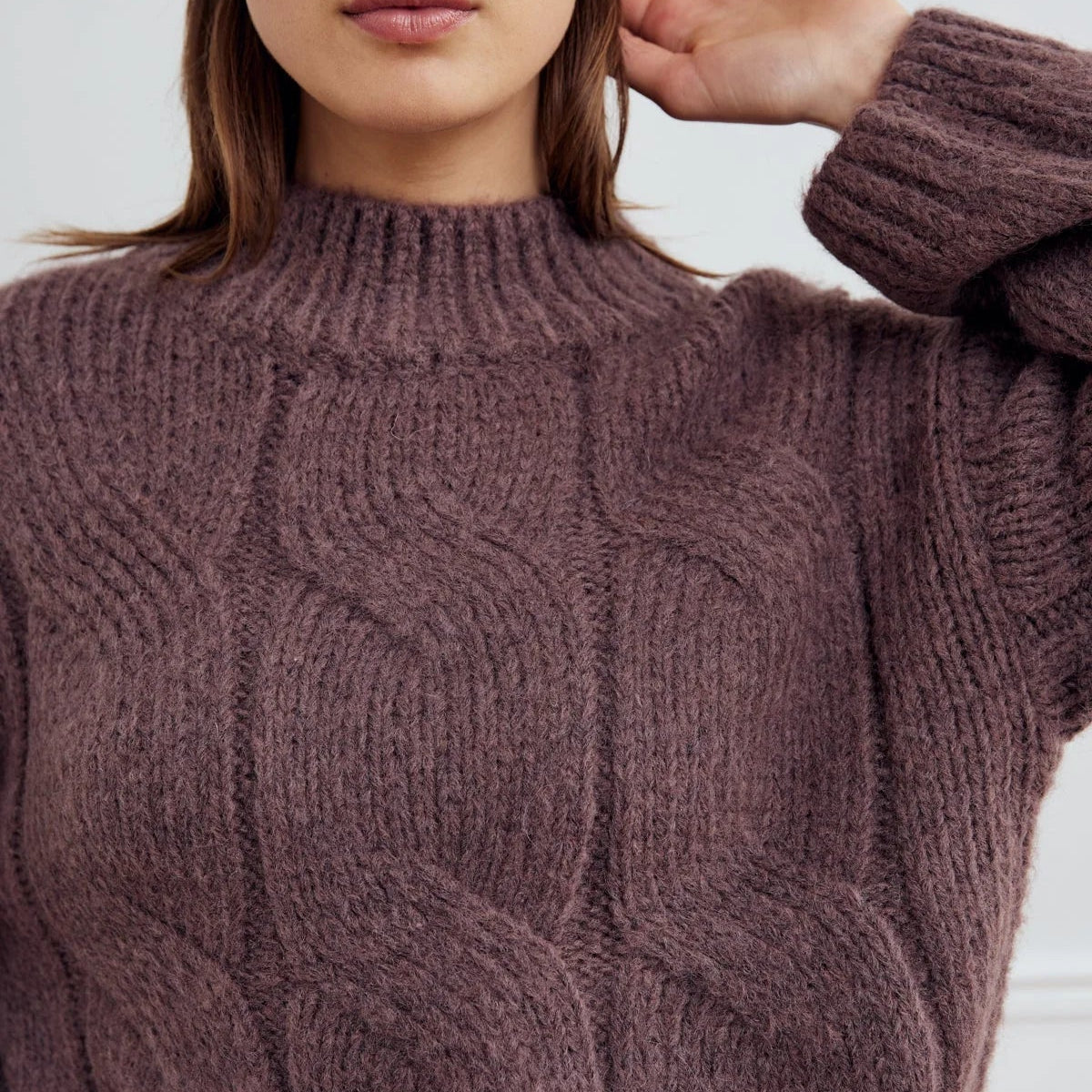 Noella Lynx Knit Morel - Steranko Clothing Manchester