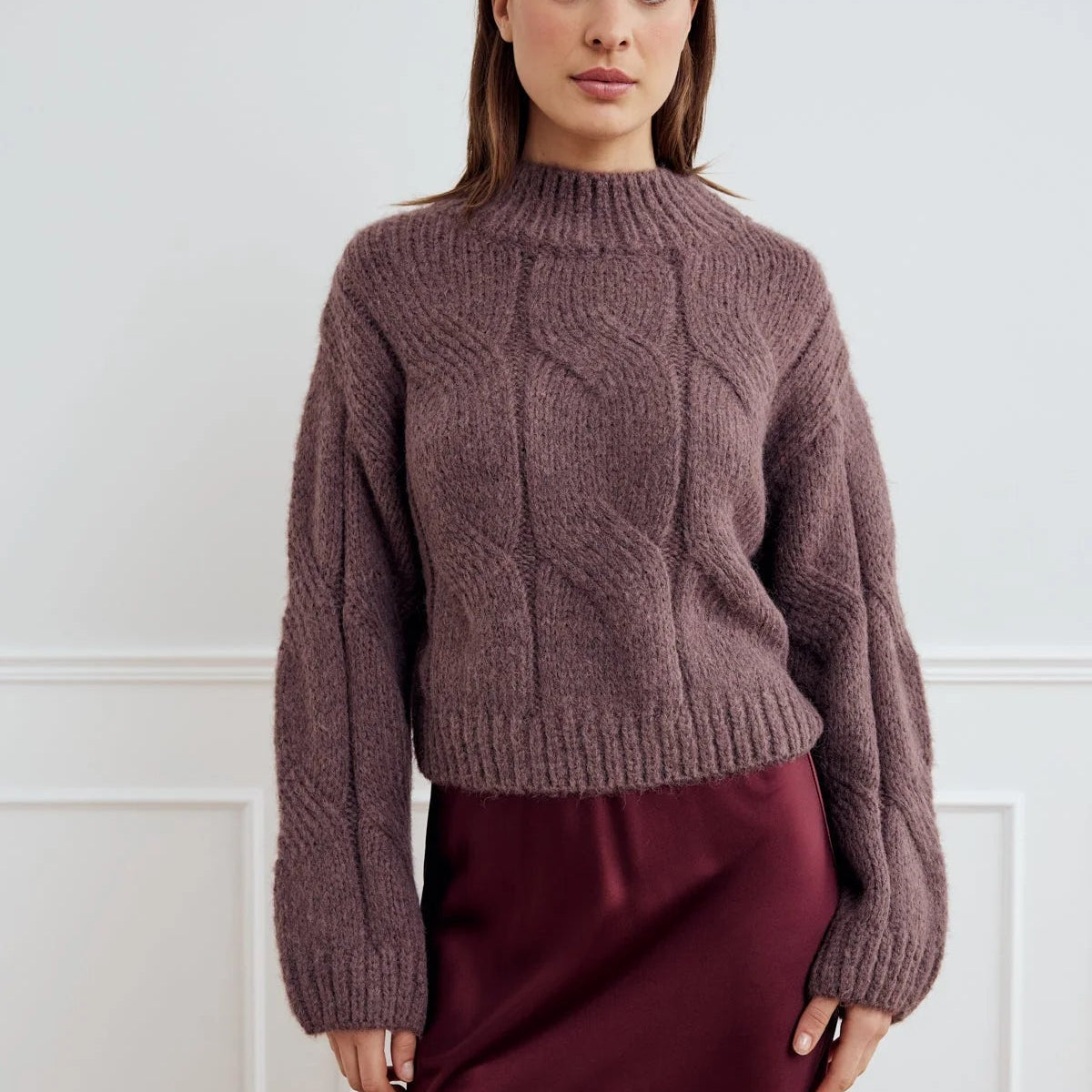 Noella Lynx Knit Morel - Steranko Clothing Manchester