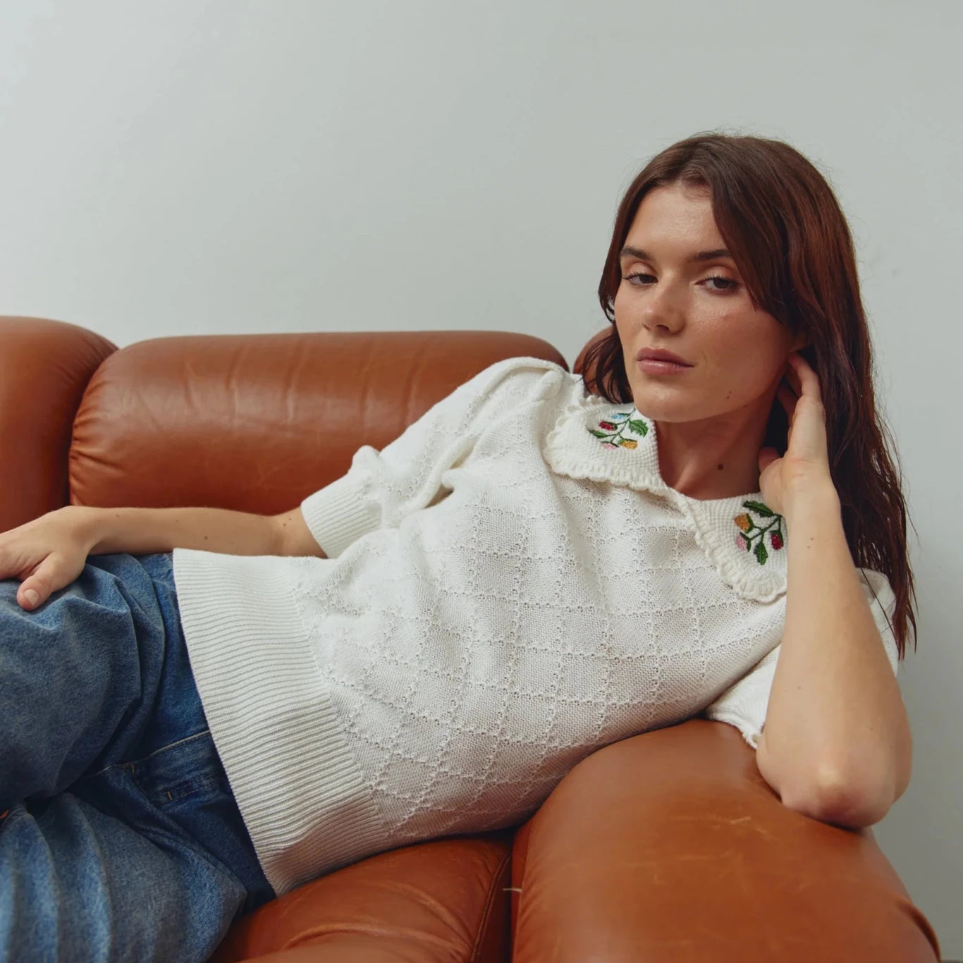 Noella Madeleine SS Knit Ivory - Steranko Clothing Manchester