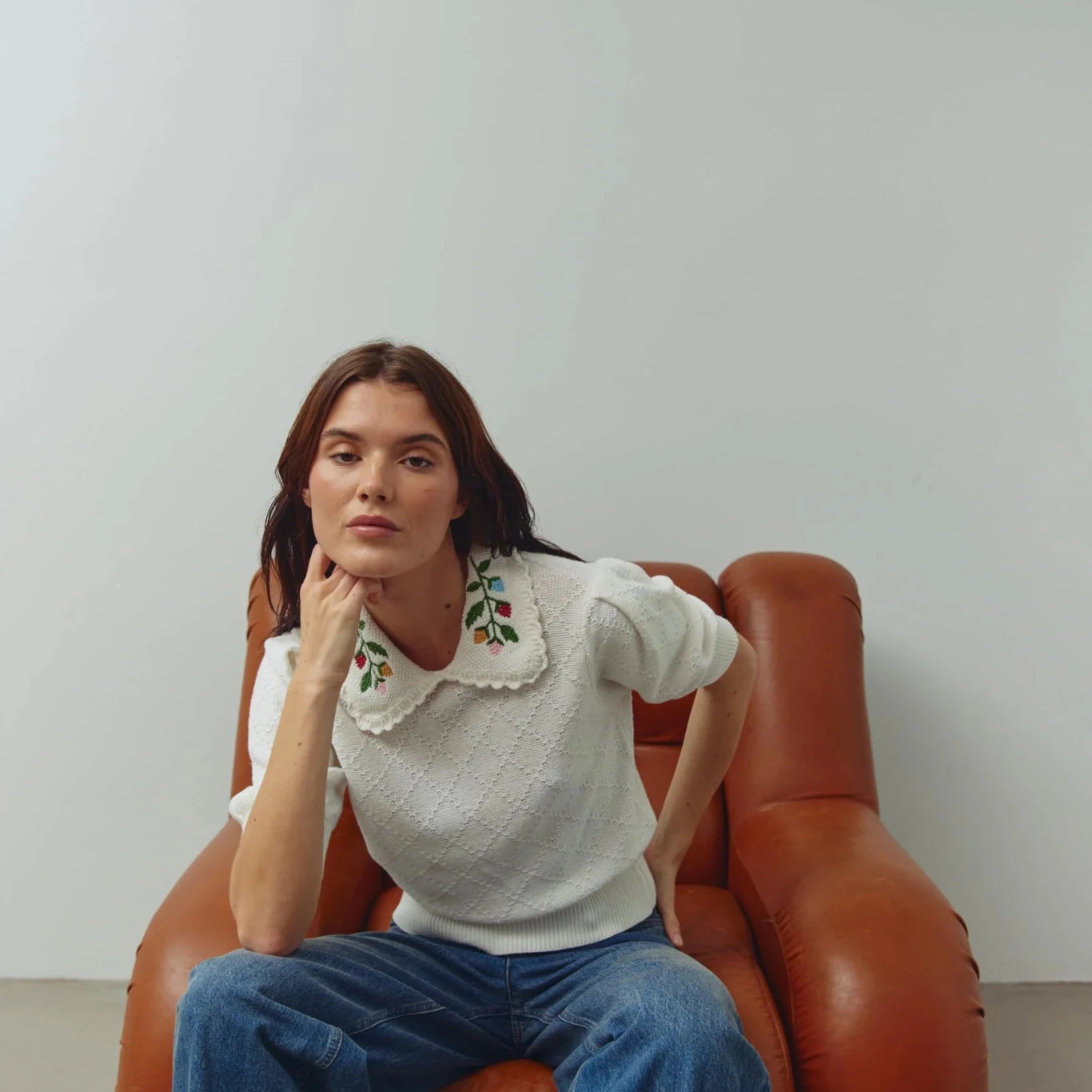 Noella Madeleine SS Knit Ivory - Steranko Clothing Manchester