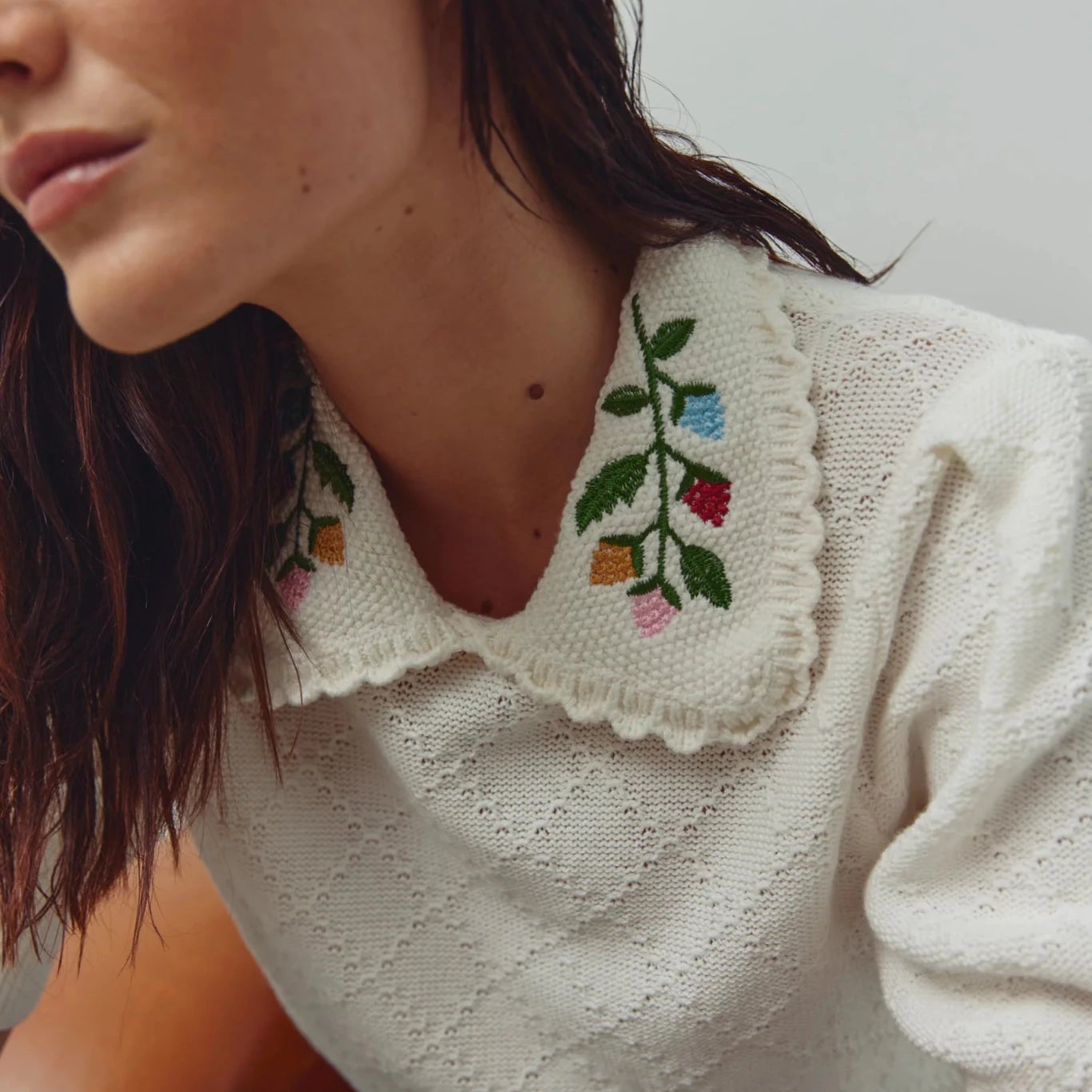 Noella Madeleine SS Knit Ivory - Steranko Clothing Manchester