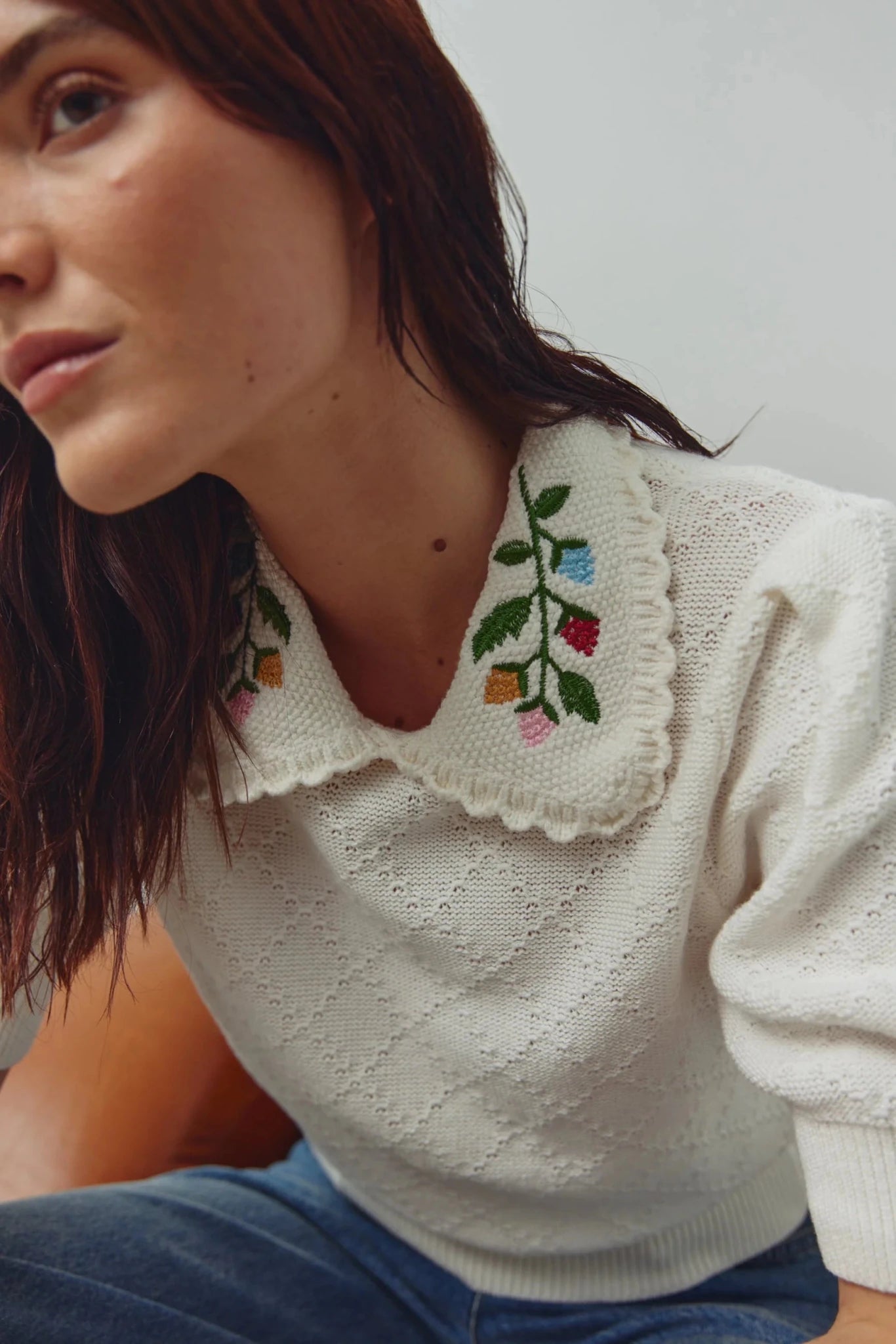 Noella Madeleine SS Knit Ivory - Steranko Clothing Manchester