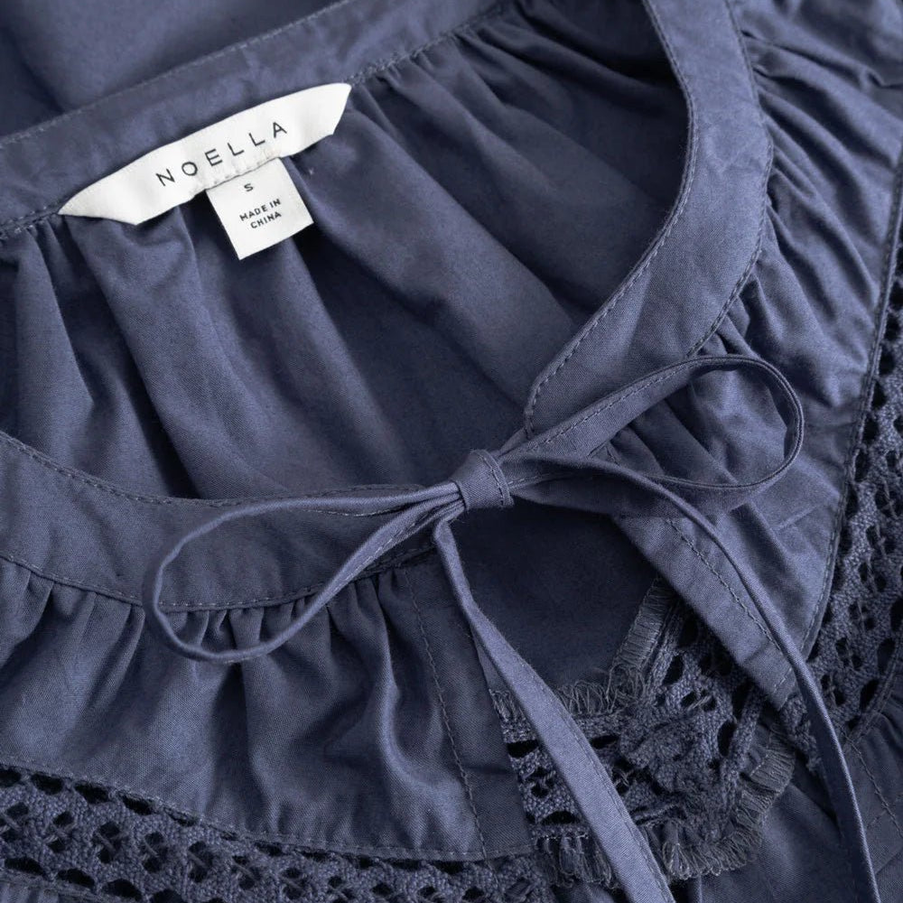 Noella Marceline Blouse Dusty Blue - Steranko Clothing Manchester