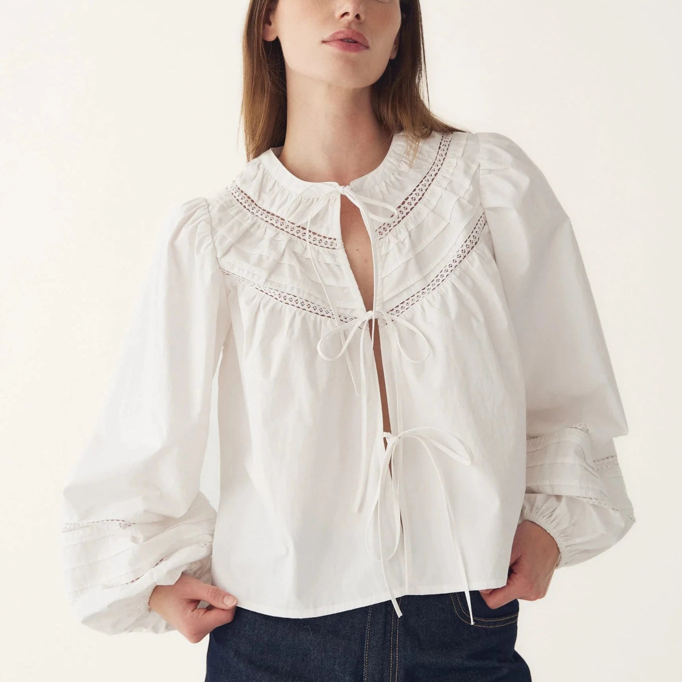 Noella Marceline Blouse White - Steranko Clothing Manchester