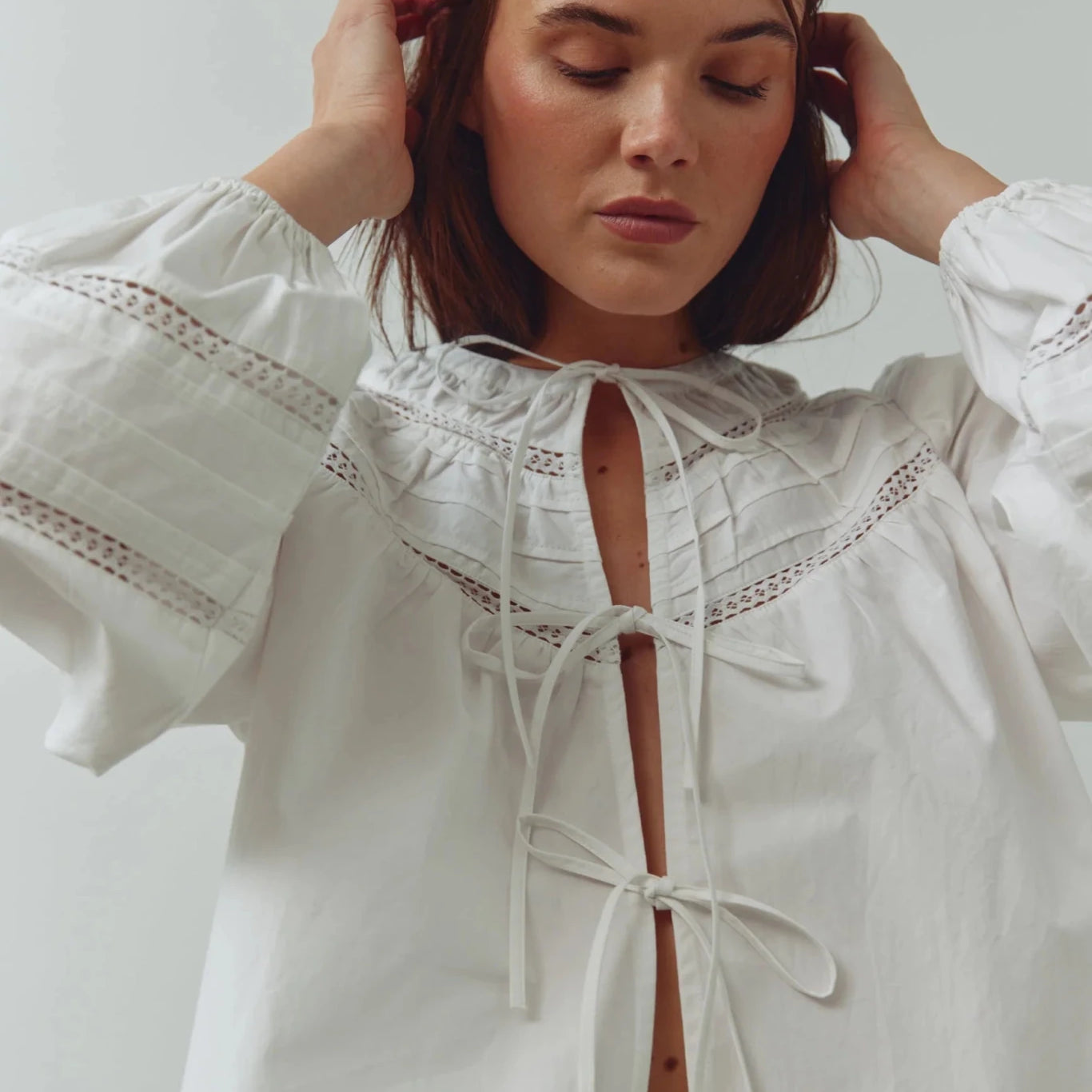 Noella Marceline Blouse White - Steranko Clothing Manchester