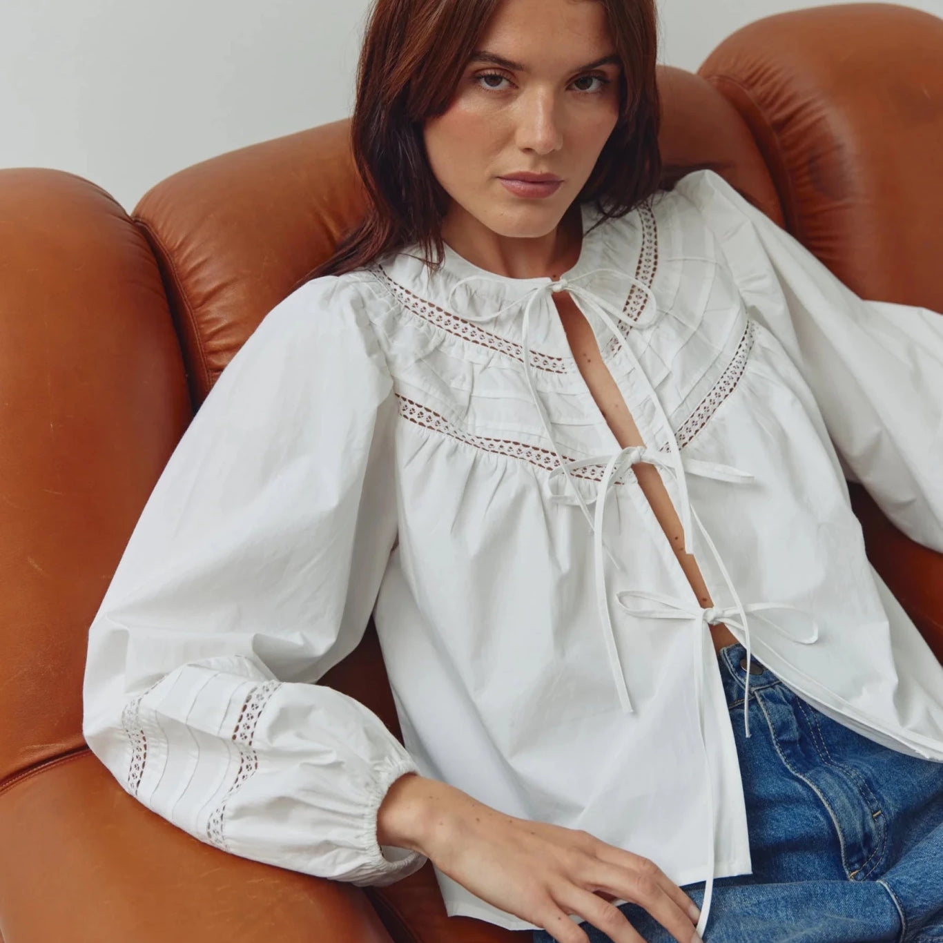 Noella Marceline Blouse White - Steranko Clothing Manchester