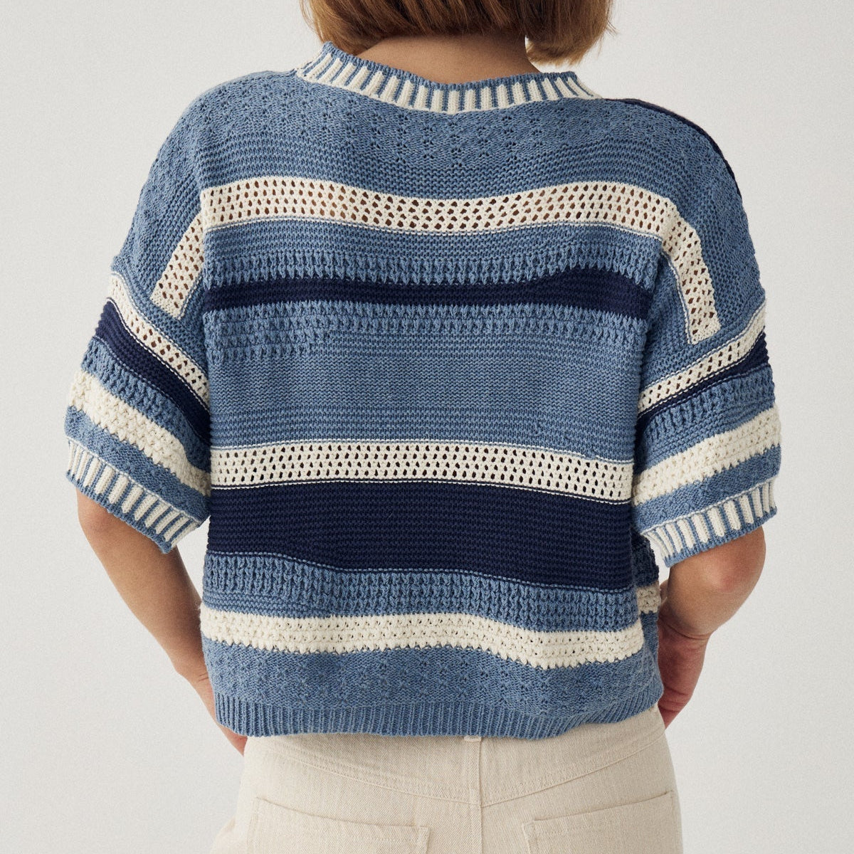 Noella Marian Knit Daya Blue Stripe - Steranko Clothing Manchester