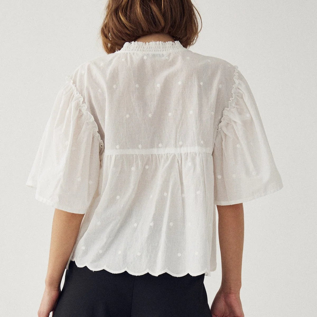 Noella Marielle Blouse White - Steranko Clothing Manchester