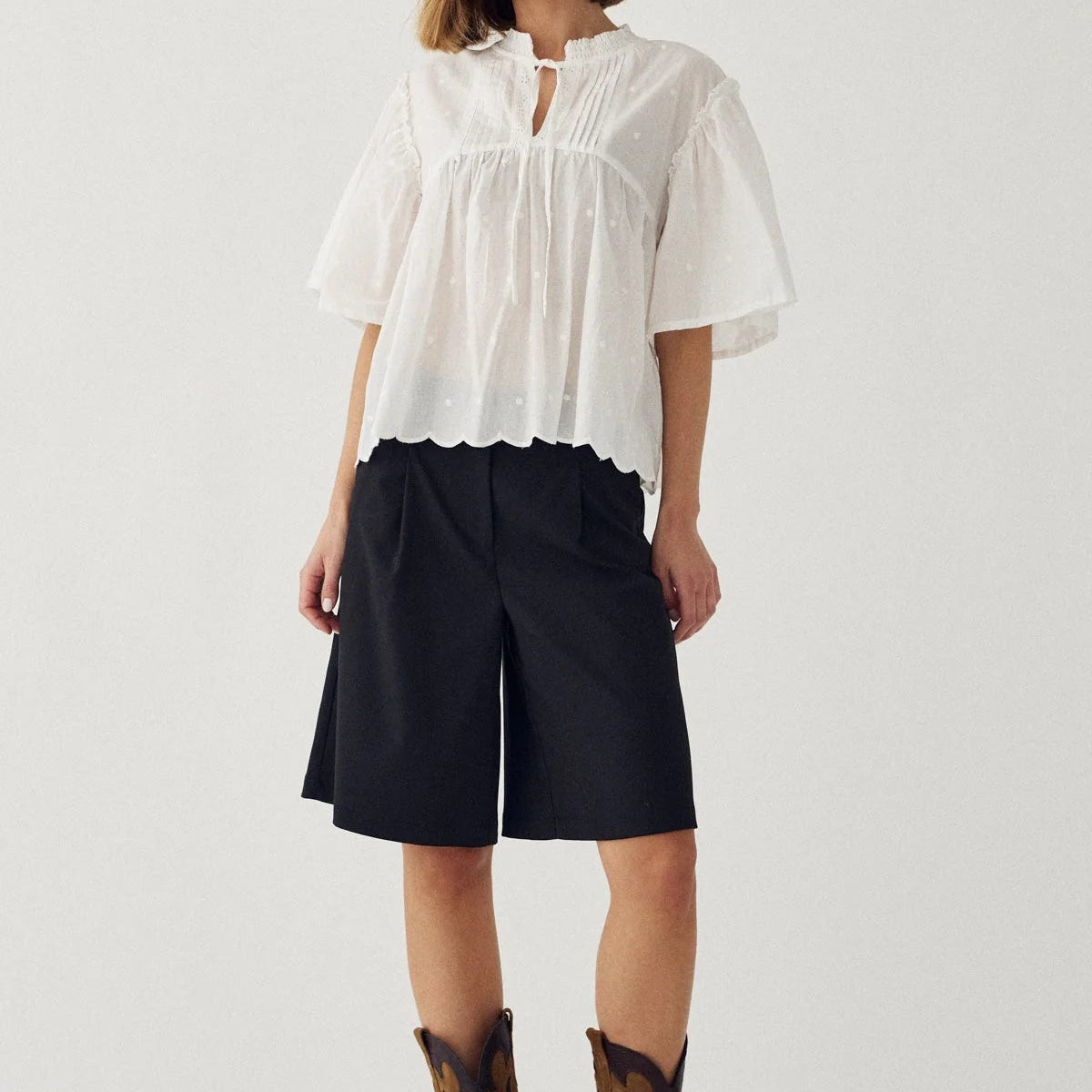 Noella Marielle Blouse White - Steranko Clothing Manchester