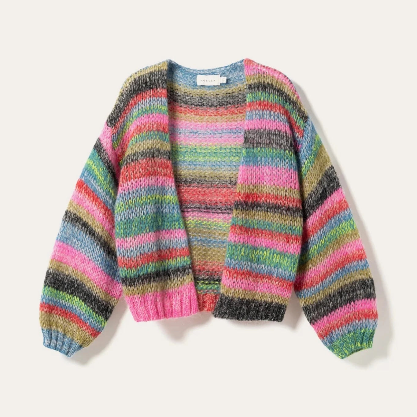 Noella Marlie Knit Cardigan Decline Multi - Steranko Clothing Manchester
