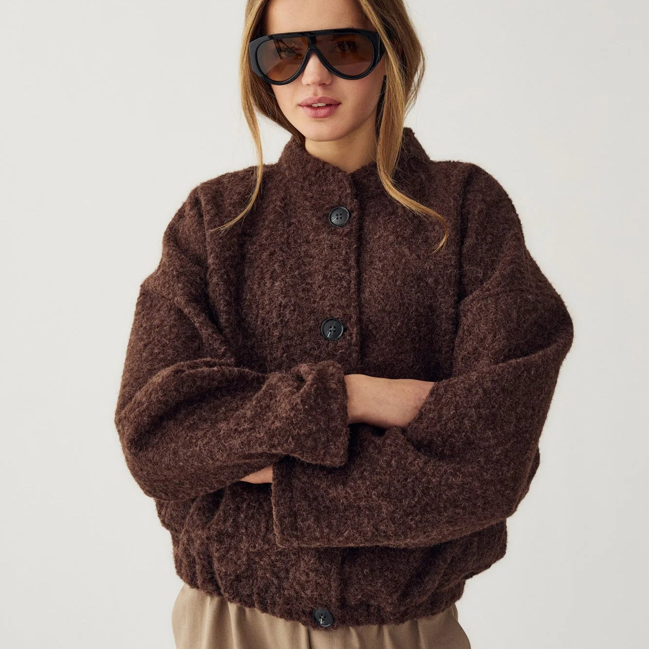 Noella Marnie Jacket Coffee Melange - Steranko Clothing Manchester