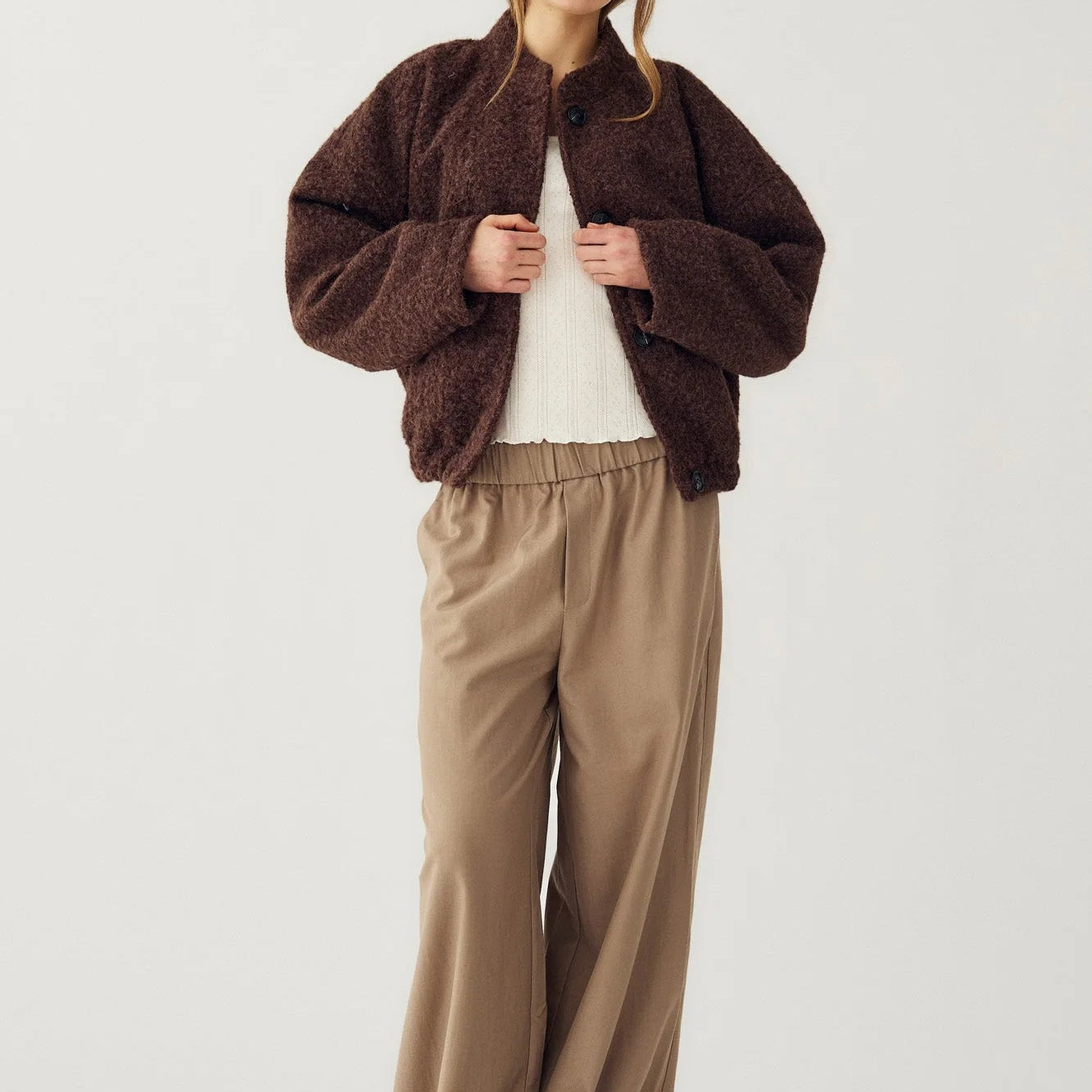 Noella Marnie Jacket Coffee Melange - Steranko Clothing Manchester