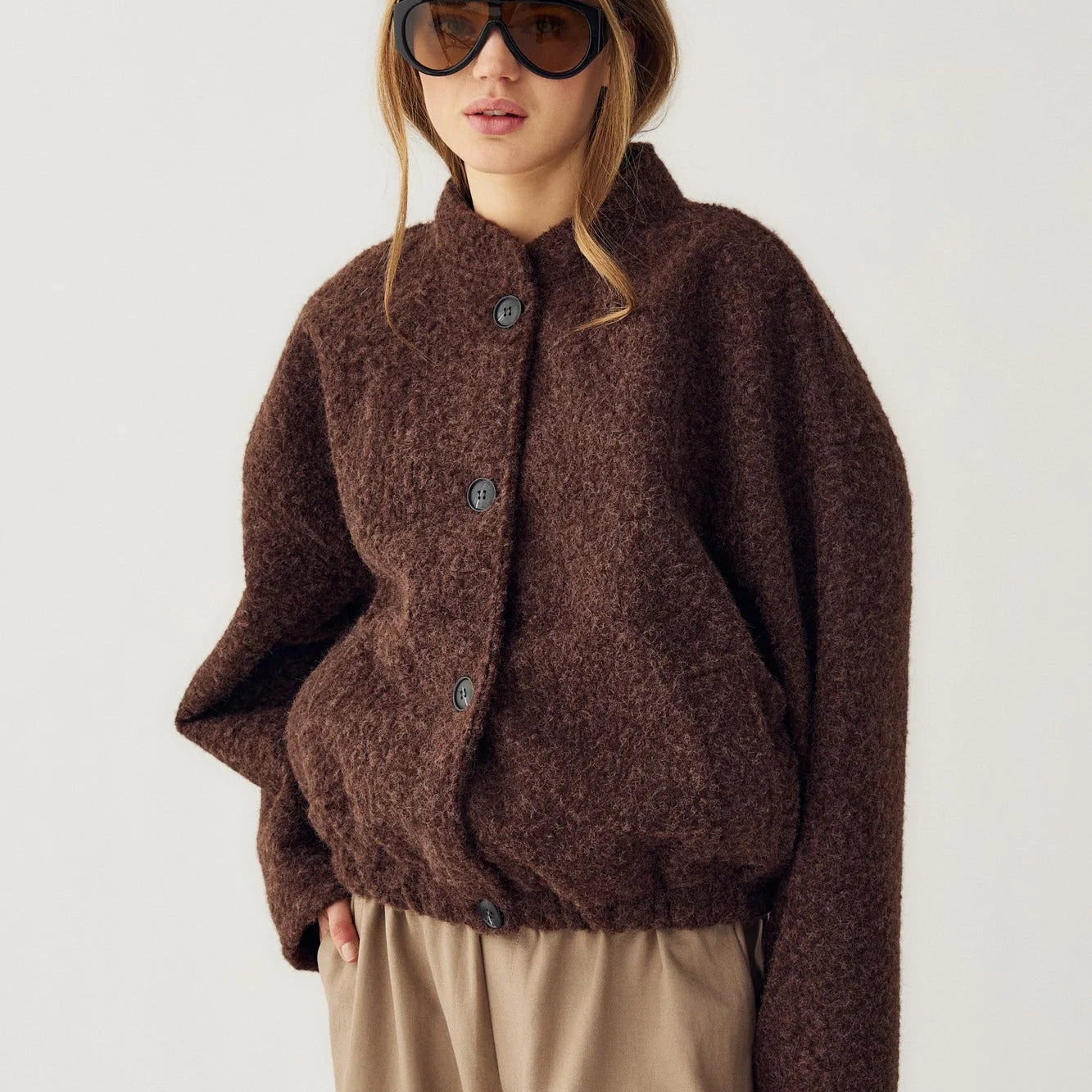 Noella Marnie Jacket Coffee Melange - Steranko Clothing Manchester