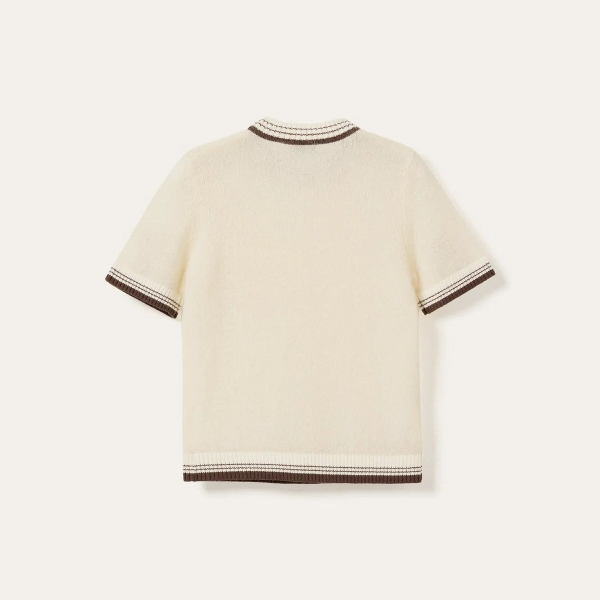 Noella Marthy Knit Ivory Brown - Steranko Clothing Manchester