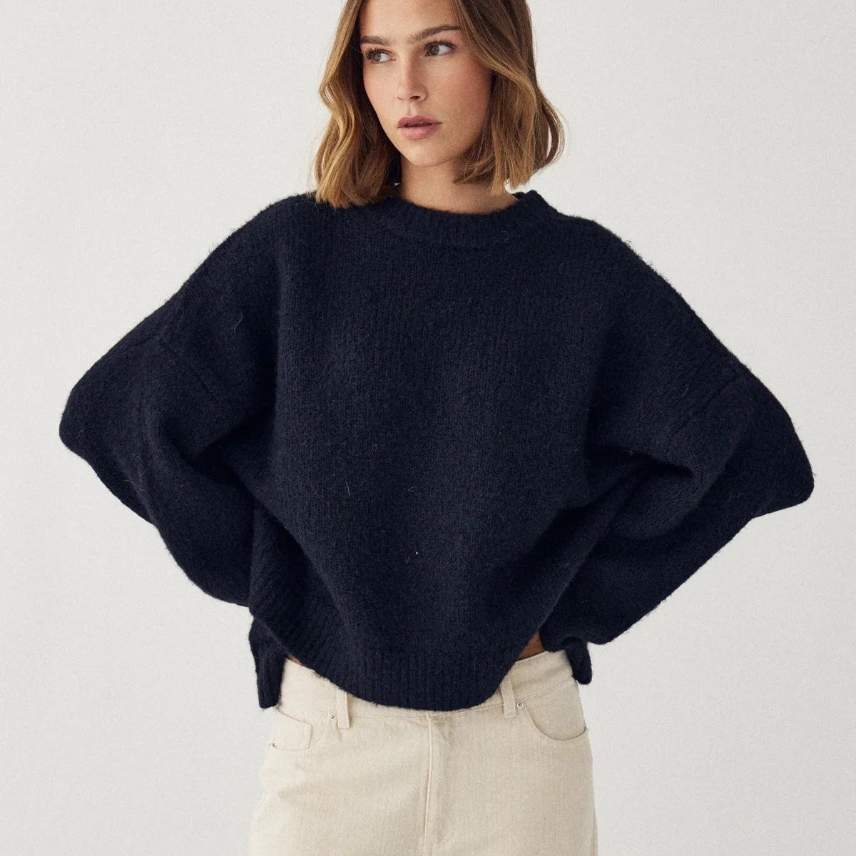 Noella Mavi Knit Navy - Steranko Clothing Manchester