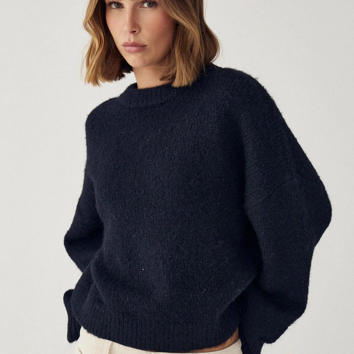 Noella Mavi Knit Navy - Steranko Clothing Manchester