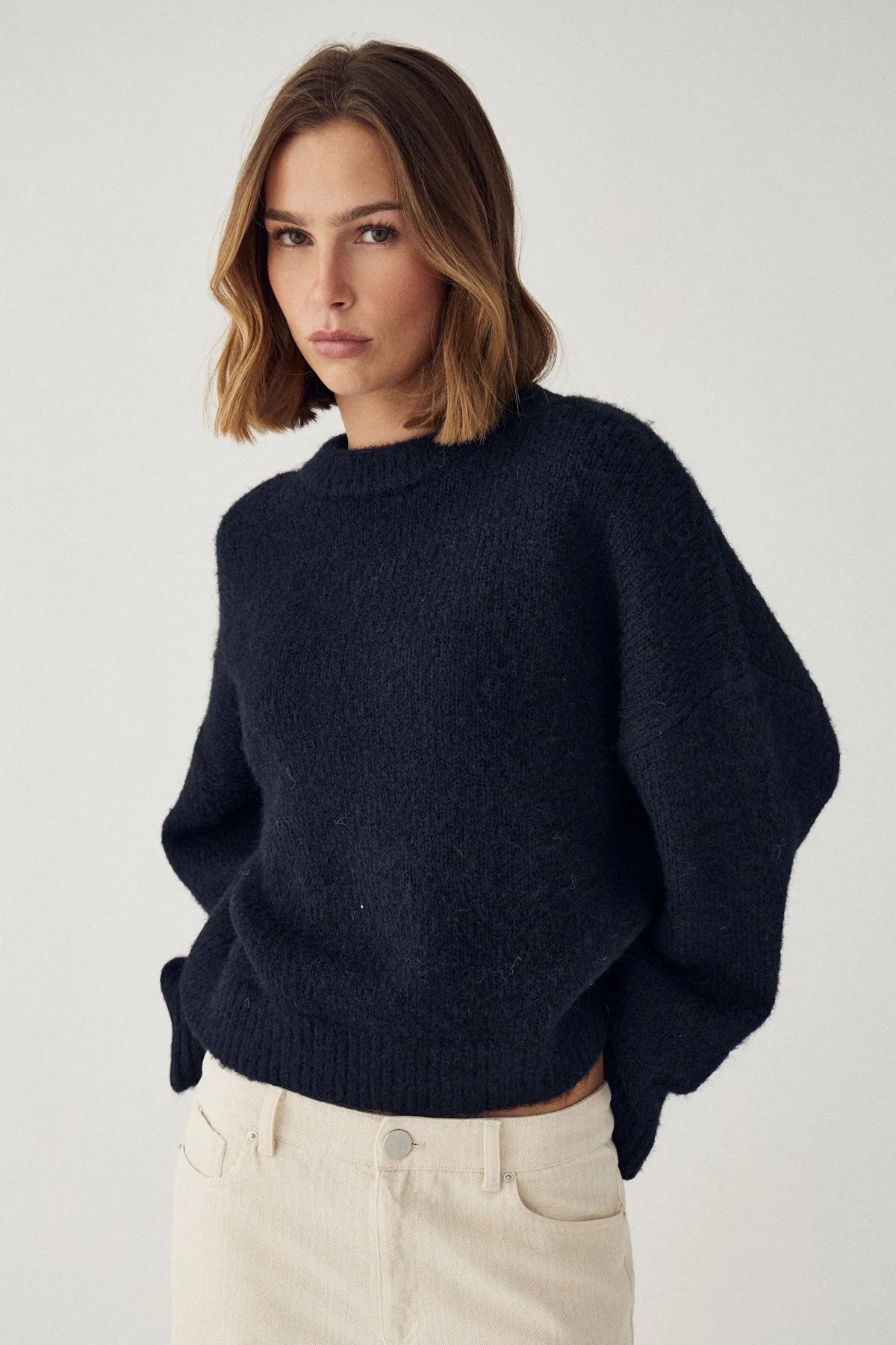 Noella Mavi Knit Navy - Steranko Clothing Manchester
