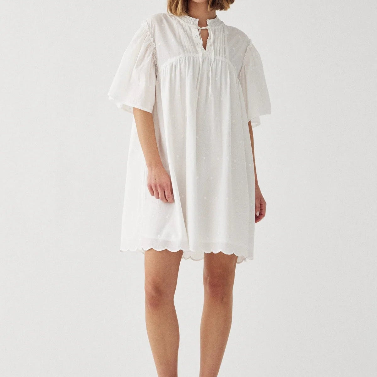 Noella Mayla Dress White - Steranko Clothing Manchester