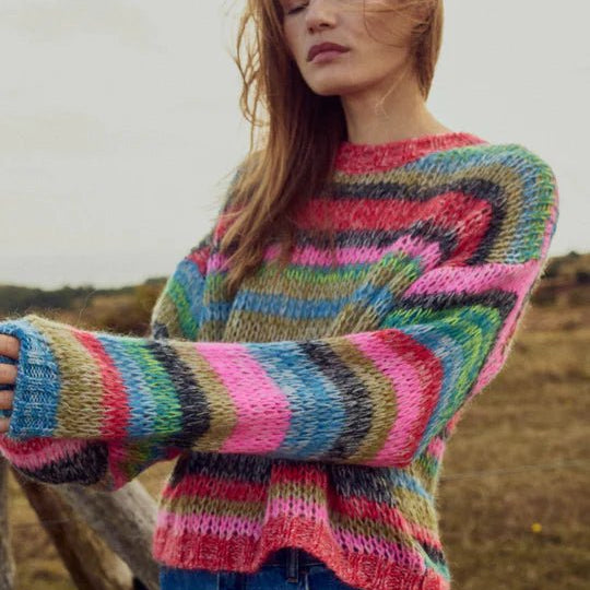 Noella Mayra Knit Decline Multi - Steranko Clothing Manchester