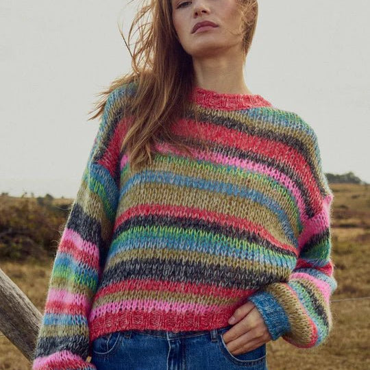 Noella Mayra Knit Decline Multi - Steranko Clothing Manchester