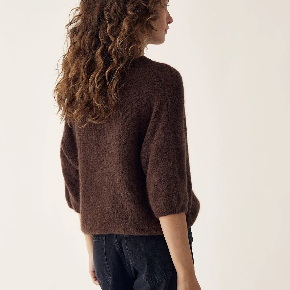 Noella Mimi Knit Jumper Dark Brown - Steranko Clothing Manchester
