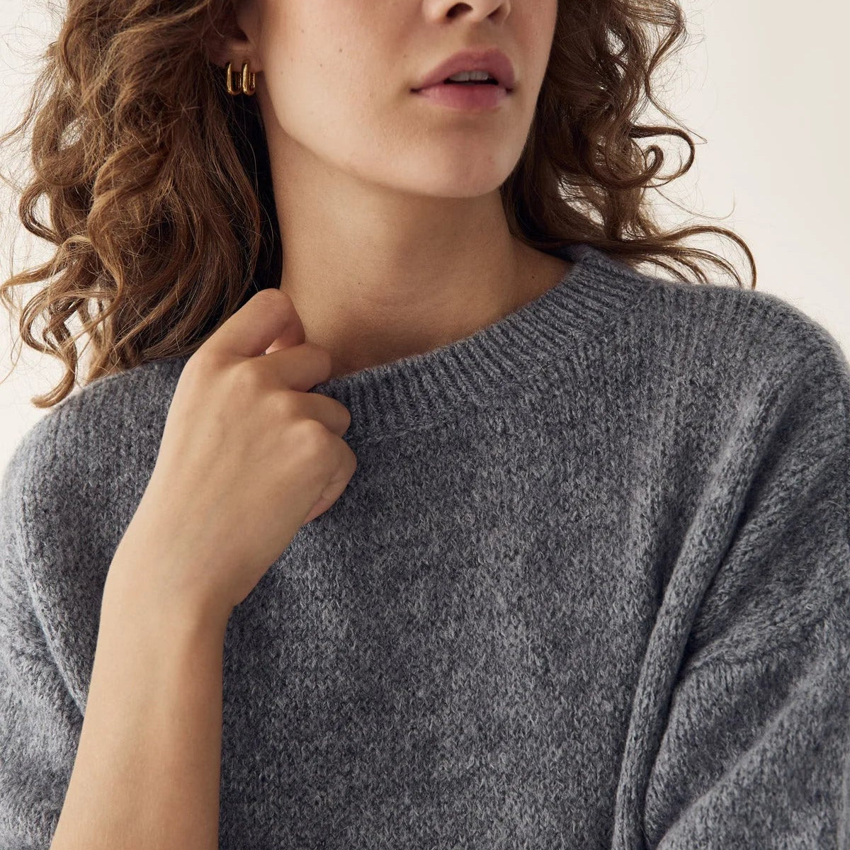 Noella Mimi Knit Jumper Grey - Steranko Clothing Manchester