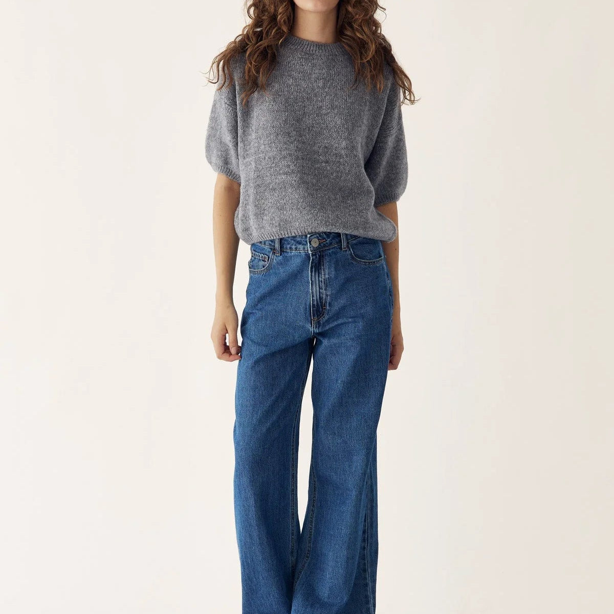 Noella Mimi Knit Jumper Grey - Steranko Clothing Manchester