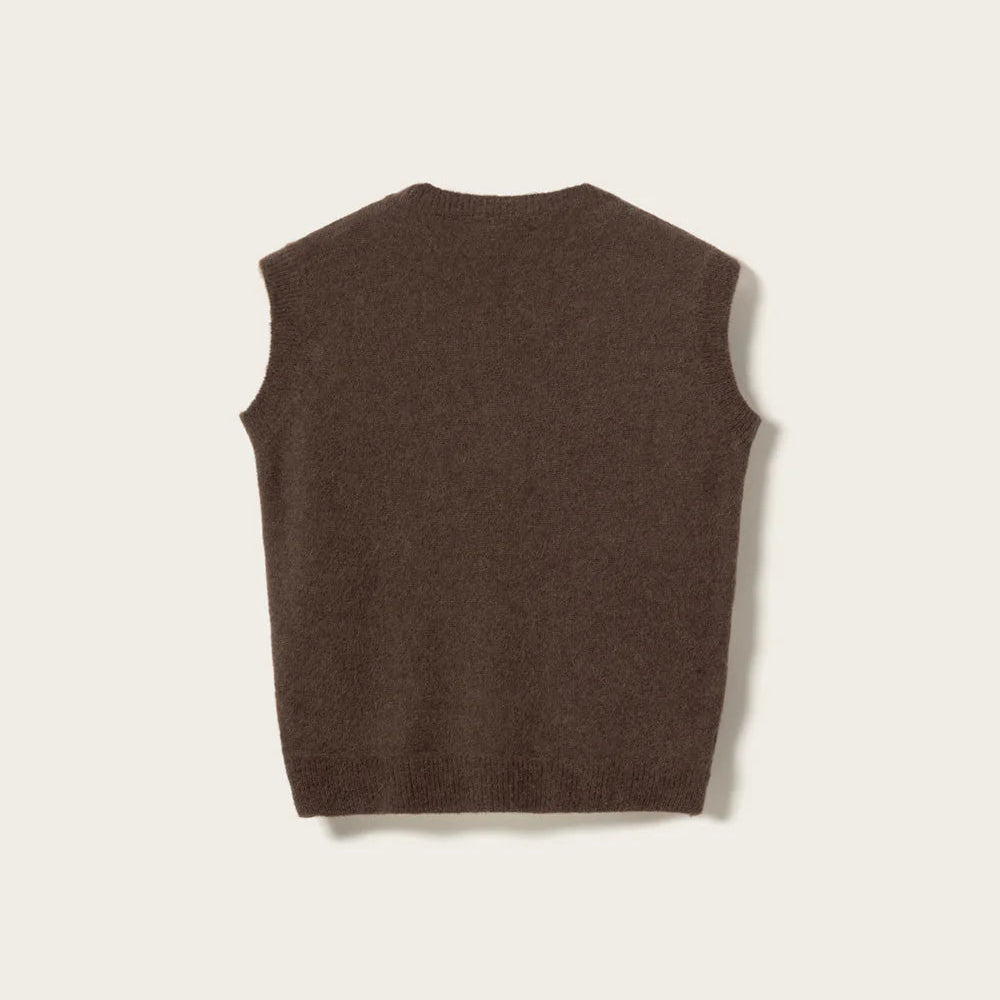 Noella N - Leatrice Knit Vest Dark Brown - Steranko Clothing Manchester