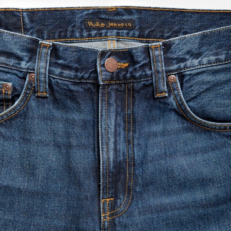 Nudie Jeans Co Gritty Jackson Blue Soil - Steranko Clothing Manchester