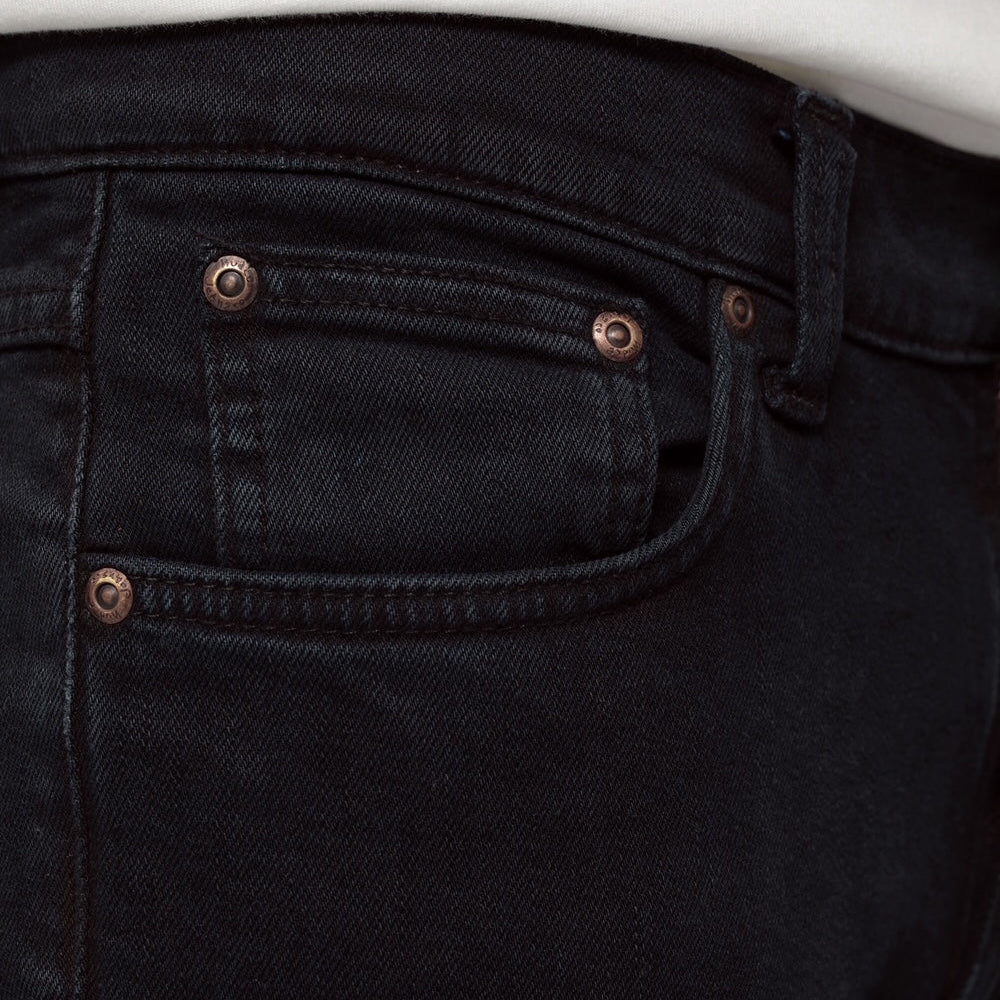 Nudie Jeans Co Lean Dean Black Skies - Steranko Clothing Manchester