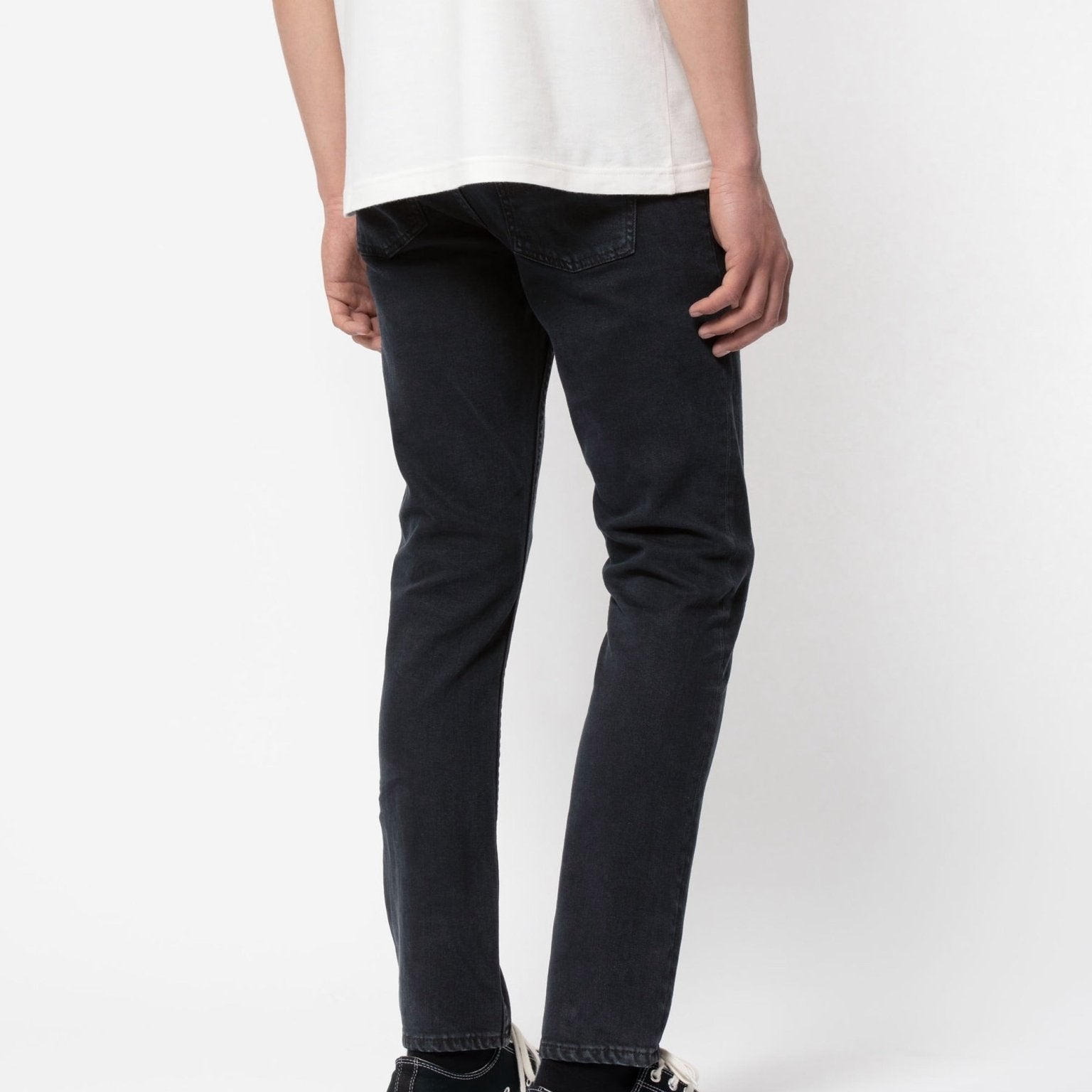 Nudie Jeans Co Lean Dean Black Skies - Steranko Clothing Manchester