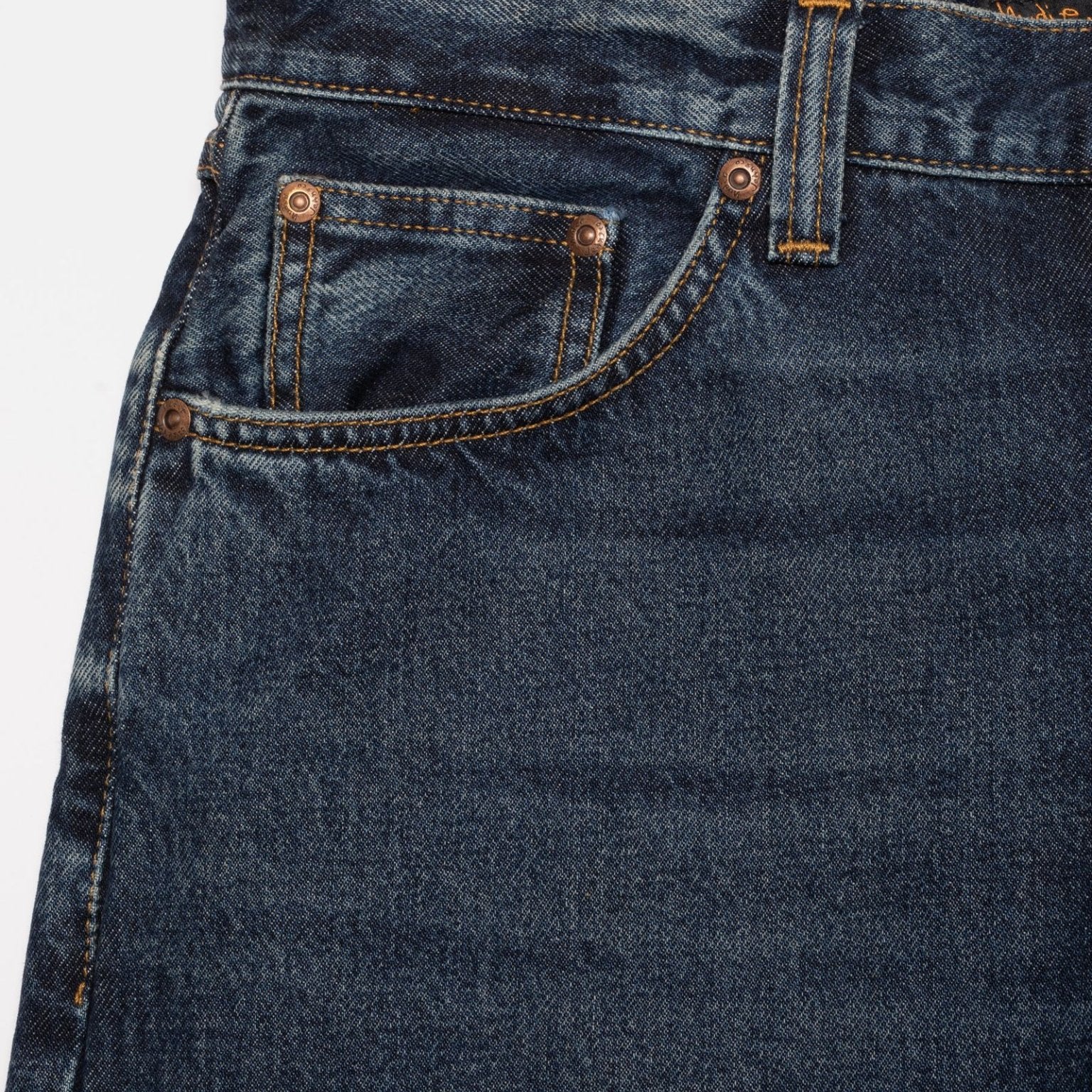 Nudie Jeans Co Rad Rufus Blue Soil - Steranko Clothing Manchester