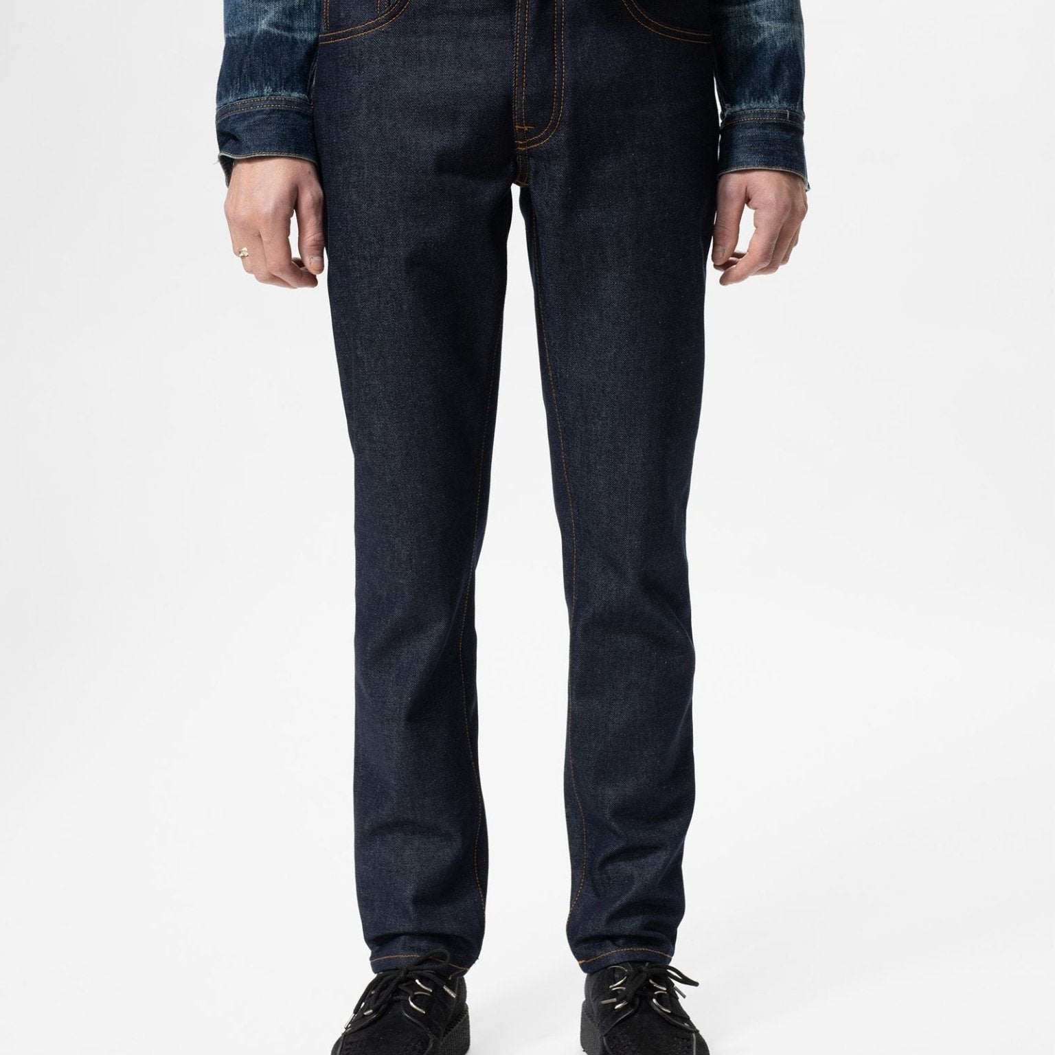 Nudie Jeans Co Solid Ollie Dry Abyss - Steranko Clothing Manchester