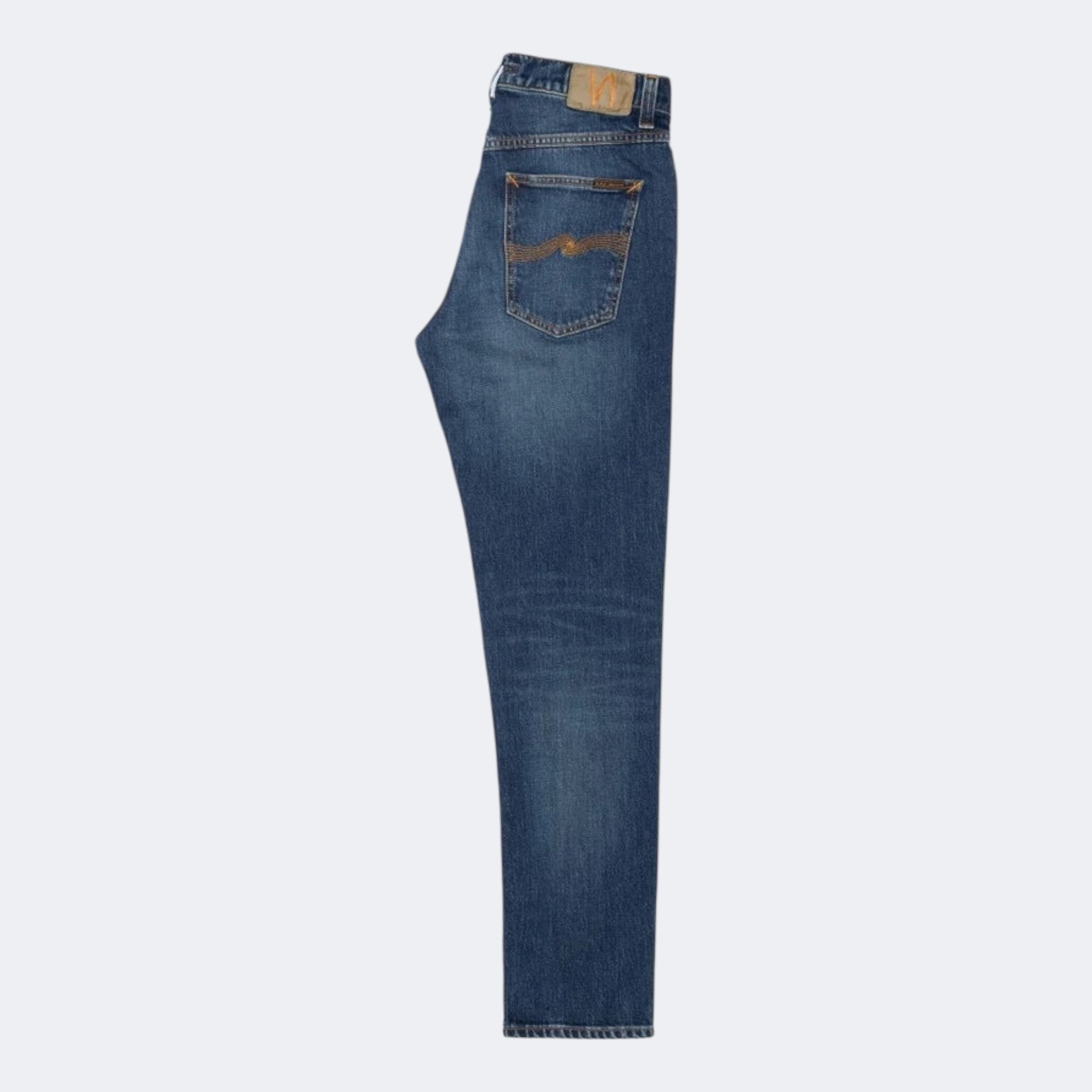 Nudie Jeans Co Solid Ollie Wild Blue - Steranko Clothing Manchester