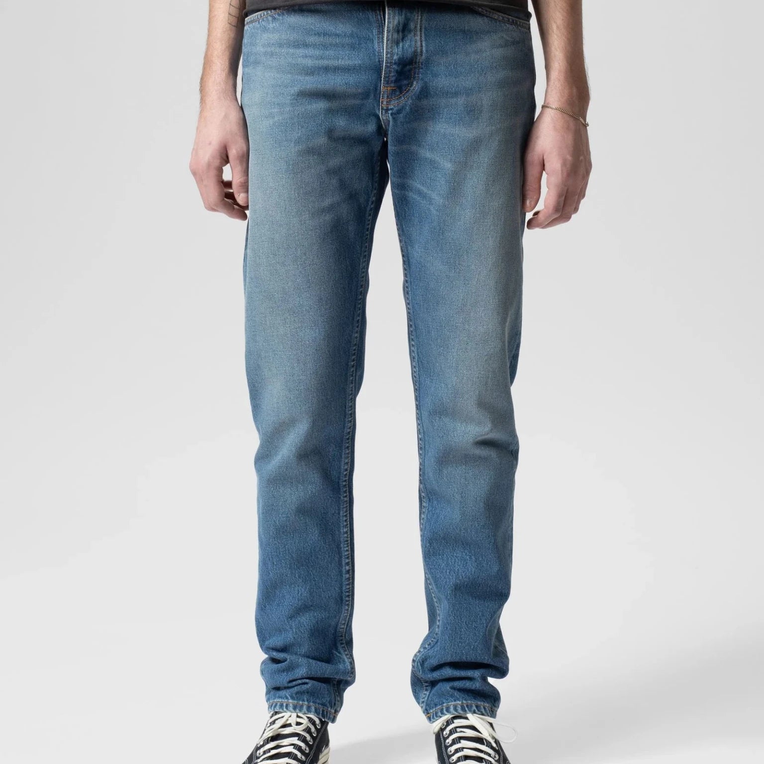 Nudie Jeans Co Steady Eddie II Blue Haze - Steranko Clothing Manchester