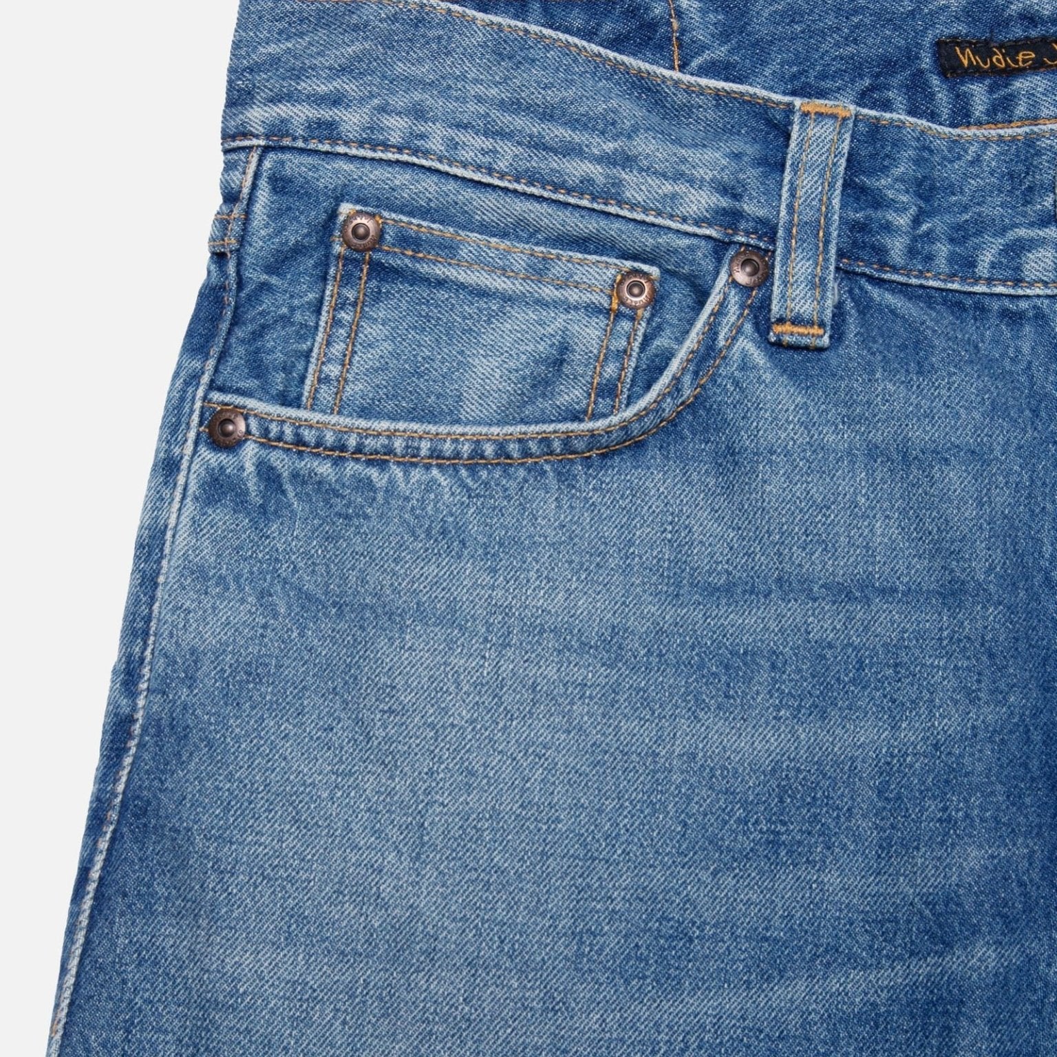 Nudie Jeans Co Steady Eddie II Blue Haze - Steranko Clothing Manchester