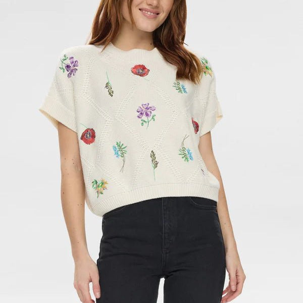 Numph Amie Pullover Pristine - Steranko Clothing Manchester