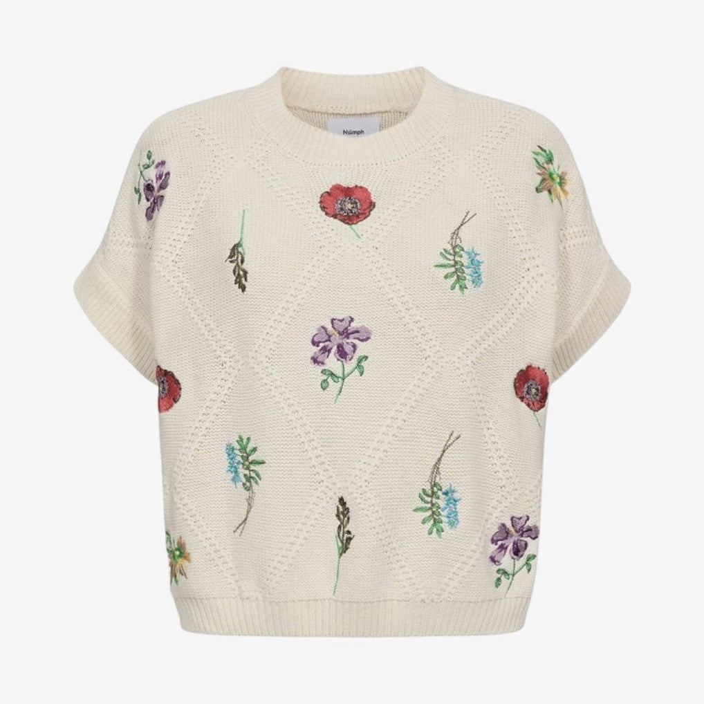Numph Amie Pullover Pristine - Steranko Clothing Manchester