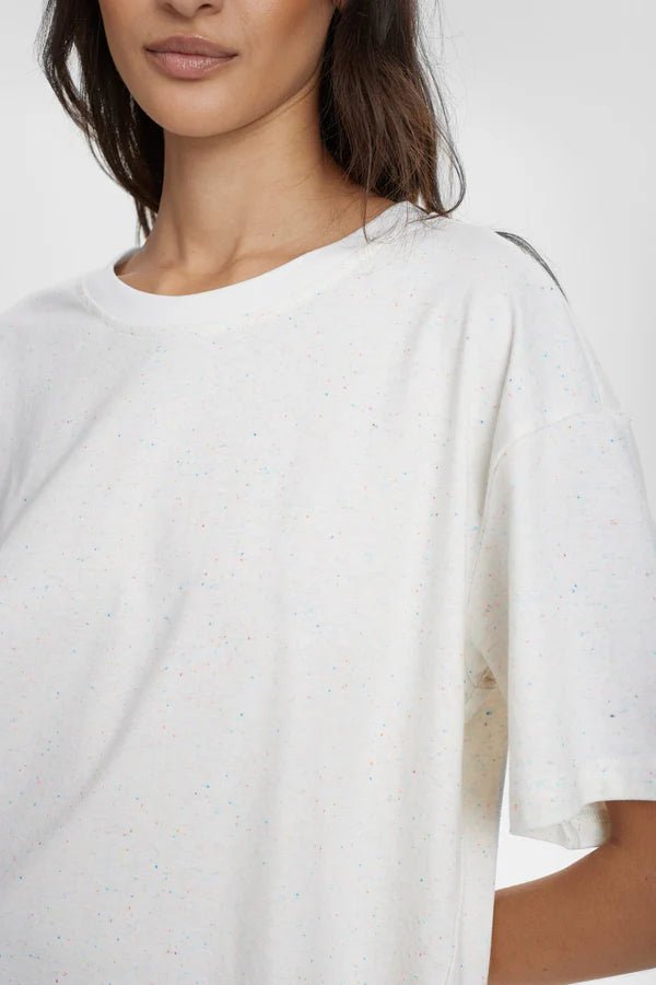 Numph Huby T-Shirt Cloud Dancer - Steranko Clothing Manchester