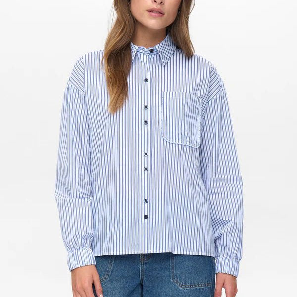 Numph Majra Shirt Dress Blues - Steranko Clothing Manchester