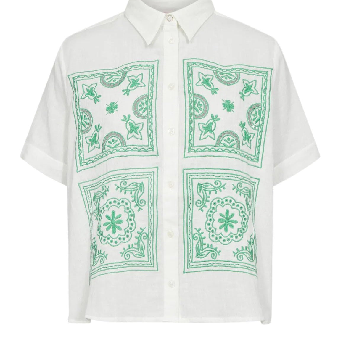 Numph Makyla Shirt Absinthe Green - Steranko Clothing Manchester